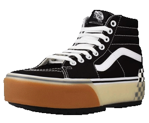 Vans negras mujer online precio